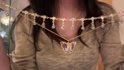 New style butterfly necklace collection original design daily wear ｜Belle Jewelry